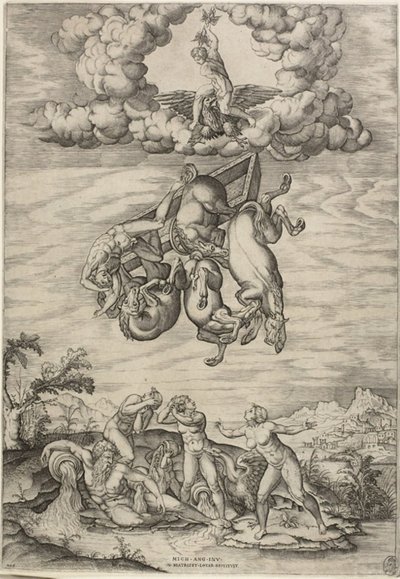 La Chute de Phaéton - Nicolas Beatrizet
