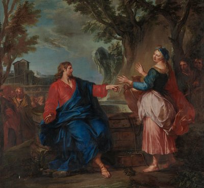 Le Christ et la Samaritaine - Nicolas Bertin