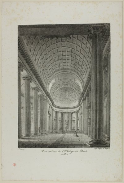 Vue intérieure de St. Philippe du Roule, Paris - Nicolas Chapuy