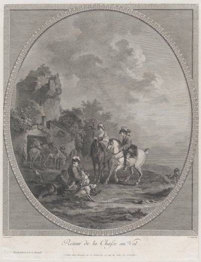Retour de la chasse au gibier, 1786 - Nicolas Colibert