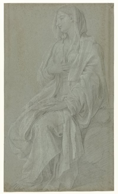 Madonna assise - Nicolas Colombel