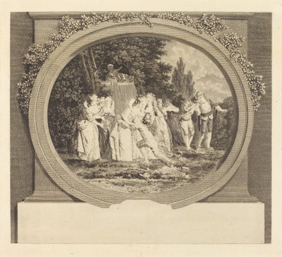 Les Vœux acceptés - Nicolas Delaunay after Jean Honoré Fragonard