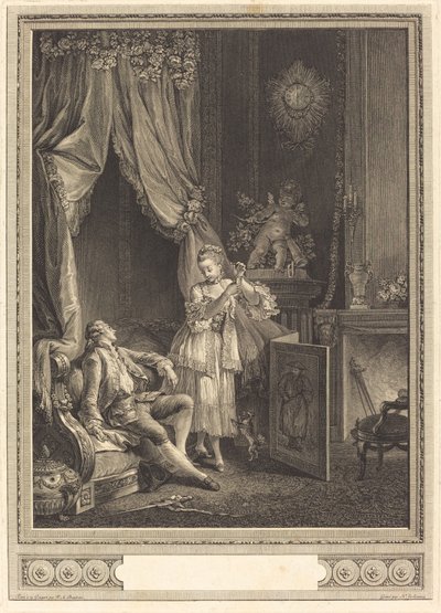 Le Carquois épuisé - Nicolas Delaunay after Pierre Antoine Baudouin