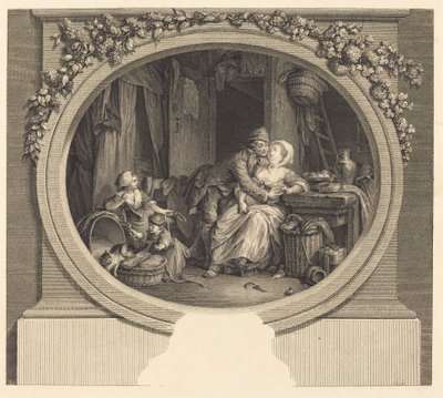 La Félicité villageoise - Nicolas Delaunay after Sigmund Freudenberger