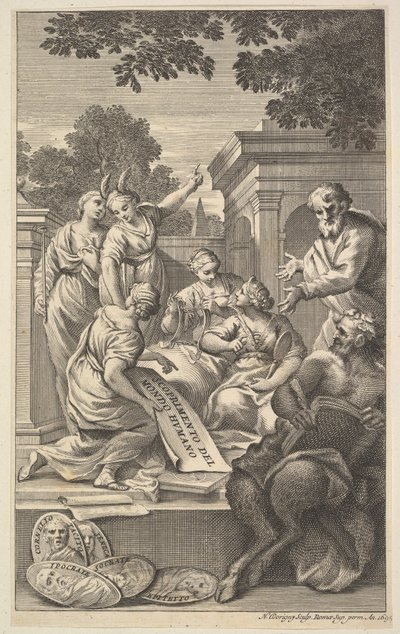 Composition allégorique célébrant les humanités, 1695 - Nicolas Dorigny
