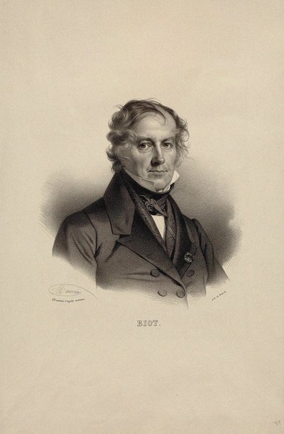 Portrait de Jean Baptiste Biot 1774-1862 - Nicolas Eustache Maurin