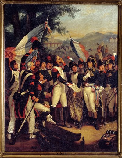 Le certificat de caporal à Lodi - Nicolas Eustache Morin