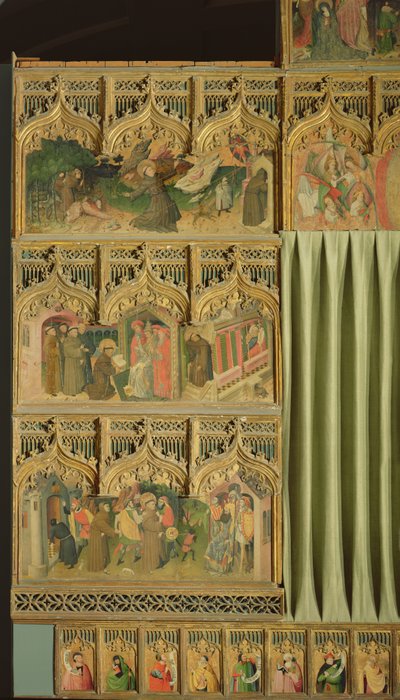 Rétable de la vie de la Vierge et de Saint François d
