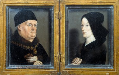 Diptyque de Matheron : portraits de René, Duc d