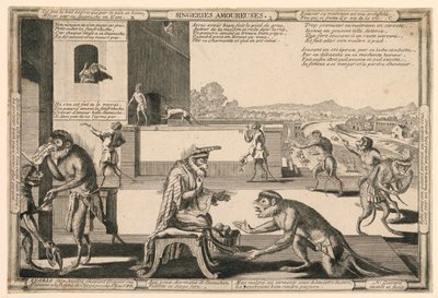 Singeries Amoureuses, Planche 2 - Nicolas Guerard