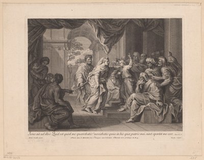 Jésus de douze ans dans le temple - Nicolas Henri Tardieu