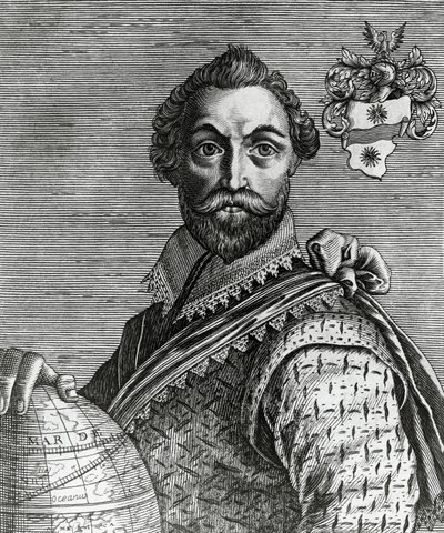 Portrait de Francis Drake (1540-1596) - Nicolas II de Larmessin