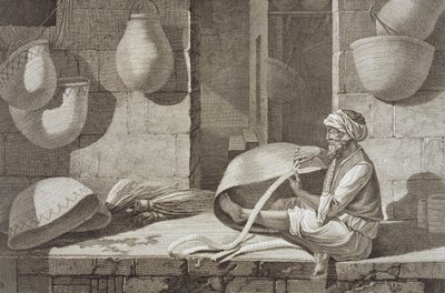 Le Fabricant de Paniers, du Volume II Arts et Métiers de 