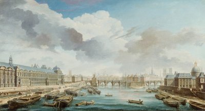 Le Louvre, le Pont-Neuf et le Collège des Quatre-Nations - Nicolas Jean Baptiste Raguenet