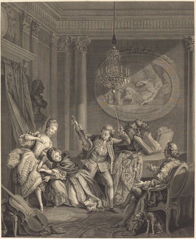 Le chemin de la fortune - Nicolas Joseph Voyez after Pierre Antoine Baudouin