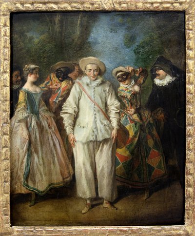 Acteurs de la Comédie Italienne (Commedia dell