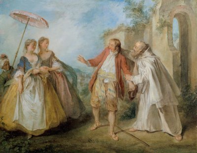Les oies de frère Philippe, vers 1736 - Nicolas Lancret