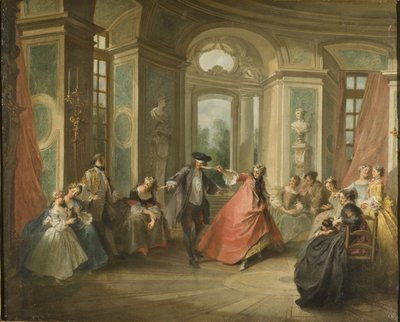 Colin-maillard - Nicolas Lancret