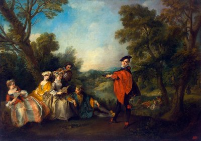 Concert dans le parc - Nicolas Lancret