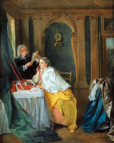 Madame Geoffrin - Nicolas Lancret