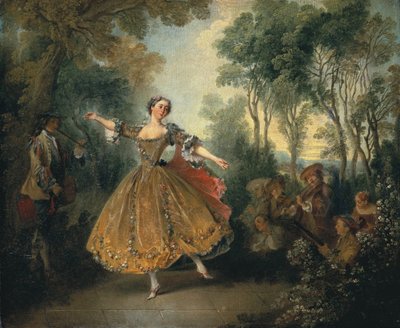 Mademoiselle Camargo dansant - Nicolas Lancret