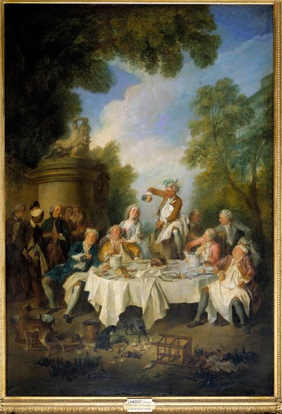 Le déjeuner au jambon - Nicolas Lancret