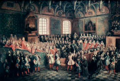 Le siège de la justice au Parlement de Paris, 1723 - Nicolas Lancret
