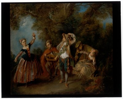 La jeune danseuse et le menuet - Nicolas Lancret