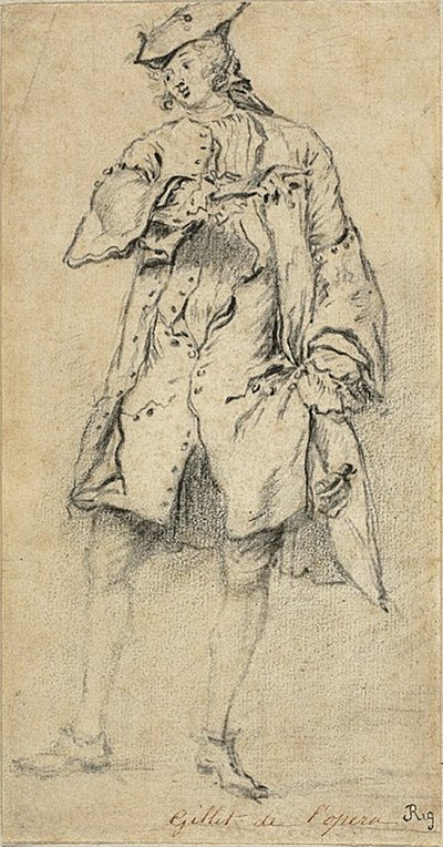 Jeune homme debout - Nicolas Lancret