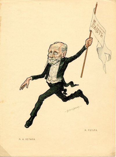 Portrait de Marius Petipa, danseur et choregraphe francais - Nicolas Legat
