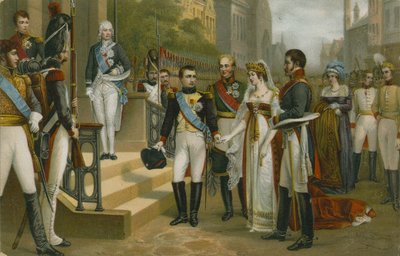 Napoléon recevant la reine Louise de Prusse à Tilsit, 6 juillet 1807 - Nicolas Louis Francois Gosse