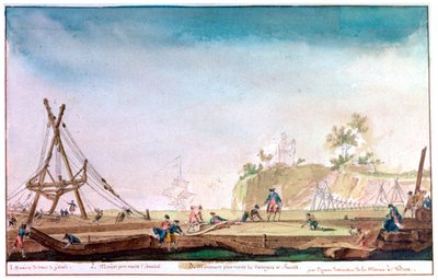La Marina de Brest, vers 1750-1810 - Nicolas Marie Ozanne