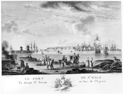 Vue de Saint-Malo - Nicolas Marie Ozanne