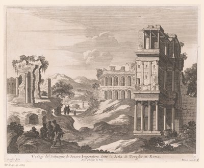 Vue de la ruine du Settizonio - Nicolas Perelle