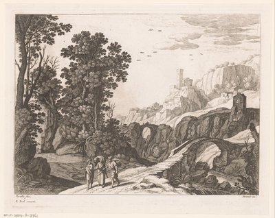 Paysage avec les disciples d