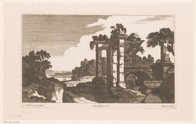 Paysage avec ruines antiques - Nicolas Perelle
