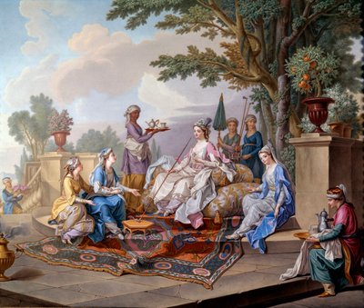 Le déjeuner de la Sultane - Nicolas Pierre the Younger Pithou