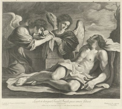 Lamentation du Christ par des anges - Nicolas Pitau (I)