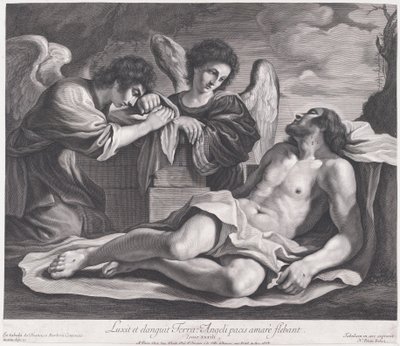 Anges en Deuil sur le Christ Mort - Nicolas Pitau
