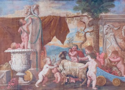 Bacchanale avec chérubins - Nicolas Poussin