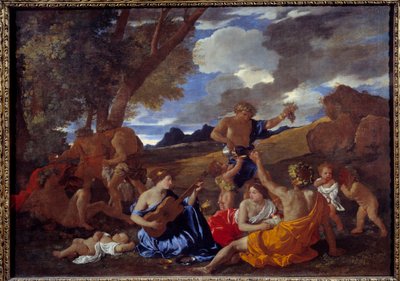 Bacchanale au joueur de guitare ou la grande Bacchanale - Nicolas Poussin