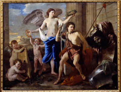 Le triomphe de David - Nicolas Poussin