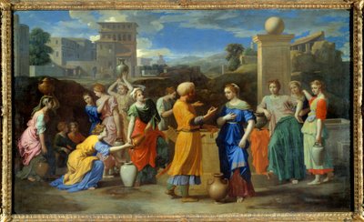 Éliézer et Rebecca - Nicolas Poussin
