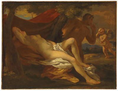 Jupiter et Antiope - Nicolas Poussin
