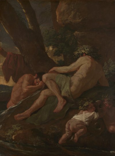 Midas se lavant à la source du Pactole, vers 1627 - Nicolas Poussin