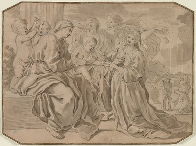 Mariage mystique de Sainte Catherine - Nicolas Poussin