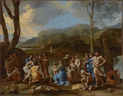 Saint Jean baptisant dans le Jourdain - Nicolas Poussin