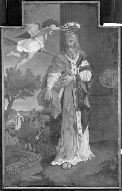 Saint Denis couronné par un ange - Nicolas Poussin