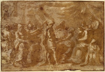 Étude pour la Mort de Germanicus - Nicolas Poussin