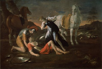 Tancrède et Herminie - Nicolas Poussin